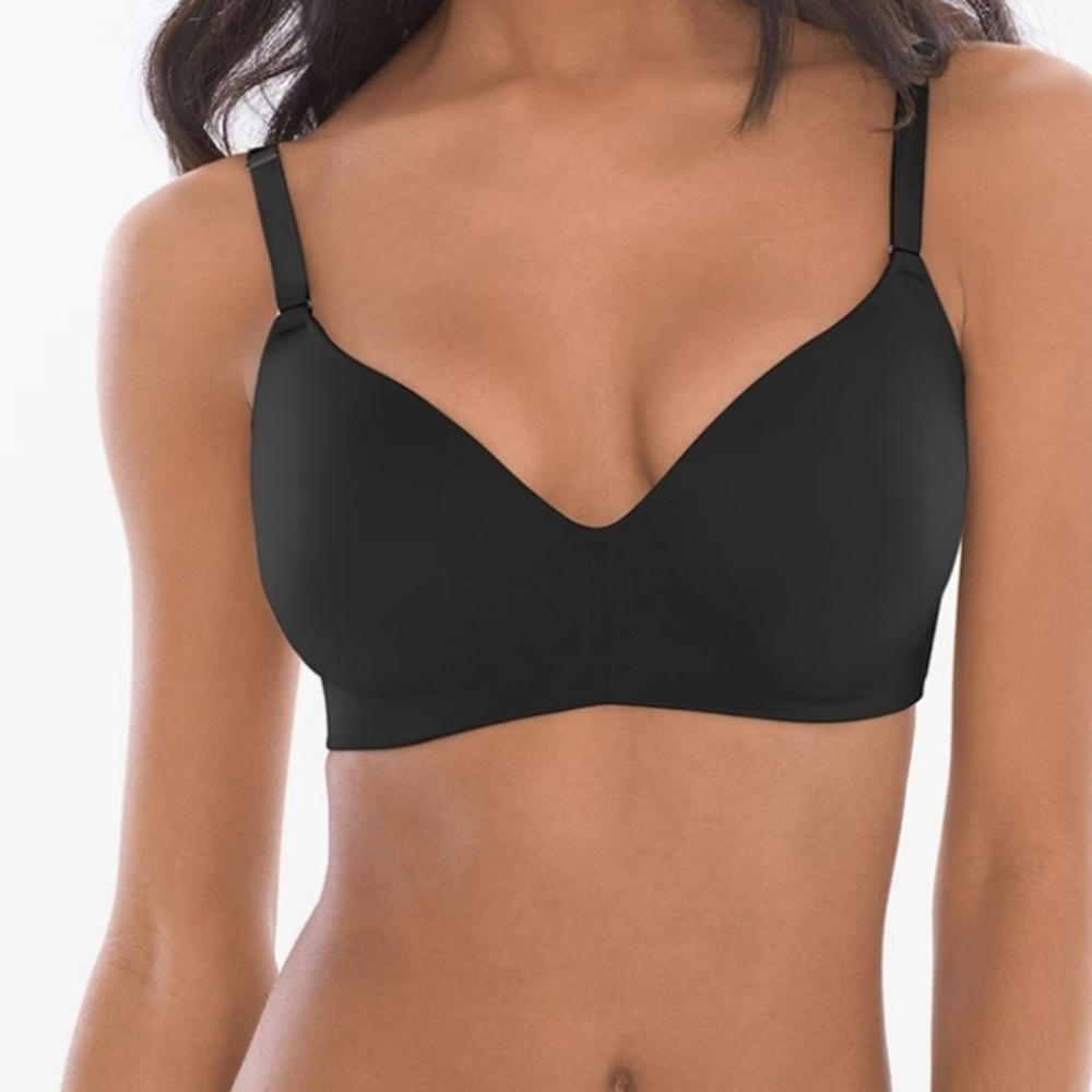 Soma Black Wireless Smooth T-Shirt Bra
